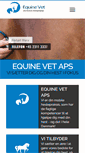 Mobile Screenshot of equine-vet.dk